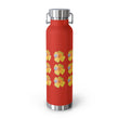 Load image into Gallery viewer, California Poppy Grid Copper Vacuum Insulated Bottle, 22oz