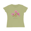 Load image into Gallery viewer, Organic T-Shirt - Red Ribbon Clarkia Wildflower #01