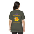 Load image into Gallery viewer, Wildflower Unisex Recycled Organic T-Shirt - California Poppy & Bird's Eye Gilia Stacked