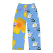 Load image into Gallery viewer, Wild Men's Pajama Pants - California Poppy & Gilia/Colorado Columbine - Mismatch Light Blue