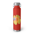 Load image into Gallery viewer, California Poppy & Bird's Eye Gilia Copper Vacuum Insulated Bottle, 22oz