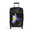 Load image into Gallery viewer, Suitcase - Colorado Columbine - Black