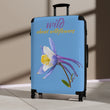 Load image into Gallery viewer, Copy of Suitcase - Colorado Columbine- Light Blue
