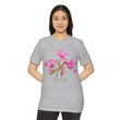 Load image into Gallery viewer, Wildflower Eco T-Shirt - Red Ribbon Clarkia