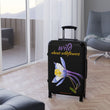 Load image into Gallery viewer, Suitcase - Colorado Columbine - Black