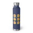 Load image into Gallery viewer, California Poppy Grid Copper Vacuum Insulated Bottle, 22oz