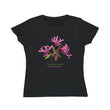 Load image into Gallery viewer, Organic T-Shirt - Red Ribbon Clarkia Wildflower #01