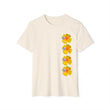 Load image into Gallery viewer, Wildflower Unisex Recycled Organic T-Shirt - California Poppy & Bird's Eye Gilia Stacked