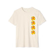 Load image into Gallery viewer, Wildflower Unisex Recycled Organic T-Shirt - California Poppy & Bird's Eye Gilia Stacked