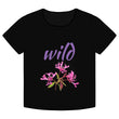 Load image into Gallery viewer, Organic Baby Tee - Red Ribbon Clarkia