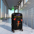 Load image into Gallery viewer, Suitcase - Rufous Hummingbird at Scarlet Fritillary - Black