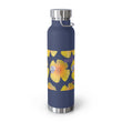 Load image into Gallery viewer, California Poppy & Bird's Eye Gilia Grid #2 Copper Vacuum Insulated Bottle, 22oz