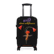 Load image into Gallery viewer, Suitcase - Rufous Hummingbird at Scarlet Fritillary - Black