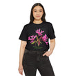 Load image into Gallery viewer, Wildflower Eco T-Shirt - Red Ribbon Clarkia