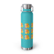 Load image into Gallery viewer, California Poppy Grid Copper Vacuum Insulated Bottle, 22oz