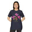 Load image into Gallery viewer, Wildflower Eco T-Shirt - Red Ribbon Clarkia