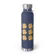 Load image into Gallery viewer, California Poppy Grid Copper Vacuum Insulated Bottle, 22oz