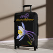 Load image into Gallery viewer, Suitcase - Colorado Columbine - Black