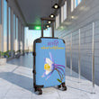 Load image into Gallery viewer, Copy of Suitcase - Colorado Columbine- Light Blue