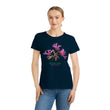 Load image into Gallery viewer, Organic T-Shirt - Red Ribbon Clarkia Wildflower #01