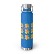 Load image into Gallery viewer, California Poppy Grid Copper Vacuum Insulated Bottle, 22oz