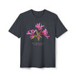 Load image into Gallery viewer, Organic Wildflower T-Shirt - Red Ribbon Clarkia