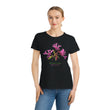Load image into Gallery viewer, Organic T-Shirt - Red Ribbon Clarkia Wildflower #01