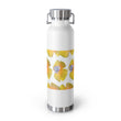Load image into Gallery viewer, California Poppy & Bird's Eye Gilia Grid #2 Copper Vacuum Insulated Bottle, 22oz