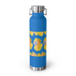 Load image into Gallery viewer, California Poppy & Bird's Eye Gilia Grid #2 Copper Vacuum Insulated Bottle, 22oz