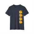 Load image into Gallery viewer, Wildflower Unisex Recycled Organic T-Shirt - California Poppy & Bird's Eye Gilia Stacked