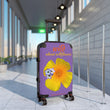 Load image into Gallery viewer, Suitcase - California Poppy & Gilia - Purple