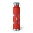 Load image into Gallery viewer, Copper Vacuum Insulated Bottle, 22oz - Colorado Columbine Grid
