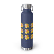 Load image into Gallery viewer, California Poppy Grid Copper Vacuum Insulated Bottle, 22oz