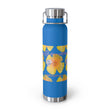 Load image into Gallery viewer, California Poppy & Bird's Eye Gilia Grid #2 Copper Vacuum Insulated Bottle, 22oz