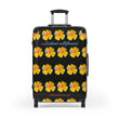 Load image into Gallery viewer, Suitcase - California Poppies & Gilias - Black