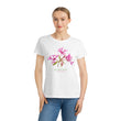 Load image into Gallery viewer, Organic T-Shirt - Red Ribbon Clarkia Wildflower #01