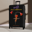Load image into Gallery viewer, Suitcase - Rufous Hummingbird at Scarlet Fritillary - Black