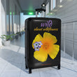 Load image into Gallery viewer, Suitcase - California Poppy & Gilia - Black