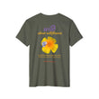Load image into Gallery viewer, Wildflower Unisex Recycled Organic T-Shirt - California Poppy & Bird's Eye Gilia Stacked