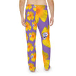 Load image into Gallery viewer, Wild Men's Pajama Pants - California Poppy & Bird's Eye Gilia - Mismatch Purple