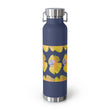 Load image into Gallery viewer, California Poppy & Bird's Eye Gilia Grid #2 Copper Vacuum Insulated Bottle, 22oz