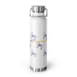 Load image into Gallery viewer, Copper Vacuum Insulated Bottle, 22oz - Colorado Columbine Grid