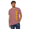 Load image into Gallery viewer, Wildflower Unisex Recycled Organic T-Shirt - California Poppy & Bird's Eye Gilia Stacked