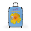Load image into Gallery viewer, Suitcase - California Poppy & Gilia - Light Blue