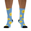 Load image into Gallery viewer, Desert Dandelion Eco-friendly Socks on Blue
