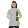 Load image into Gallery viewer, Wildflower Unisex Recycled Organic T-Shirt - Miner's Lettuce