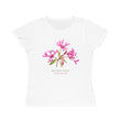 Load image into Gallery viewer, Organic T-Shirt - Red Ribbon Clarkia Wildflower #01