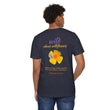 Load image into Gallery viewer, Wildflower Unisex Recycled Organic T-Shirt - California Poppy & Bird's Eye Gilia Stacked