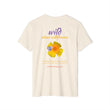Load image into Gallery viewer, Wildflower Unisex Recycled Organic T-Shirt - California Poppy & Bird's Eye Gilia Stacked