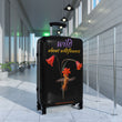 Load image into Gallery viewer, Suitcase - Rufous Hummingbird at Scarlet Fritillary - Black